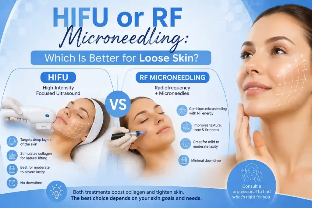 Lost the Weight but Not the Loose Skin? What You Should Know 2 HIFU or RF Microneedling: Which Is Better for Loose Skin Newham?